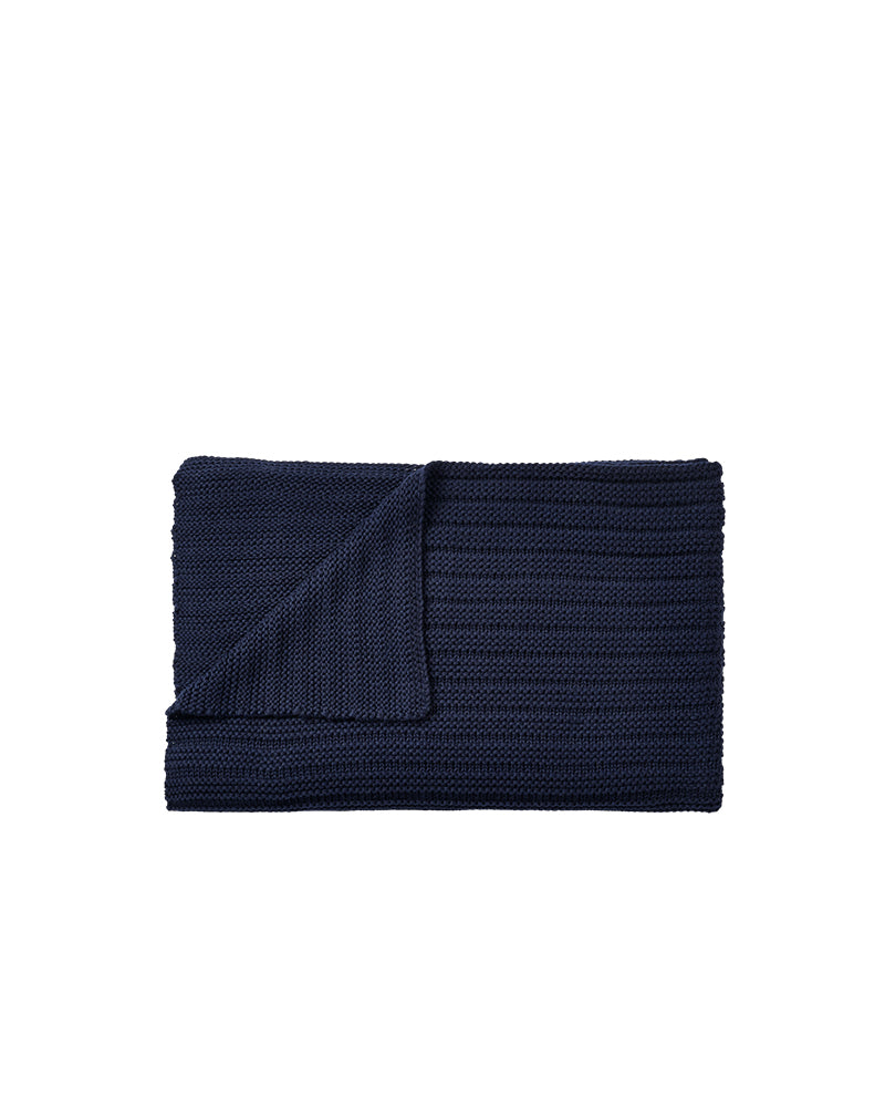 Ample - Niebieski koc throw