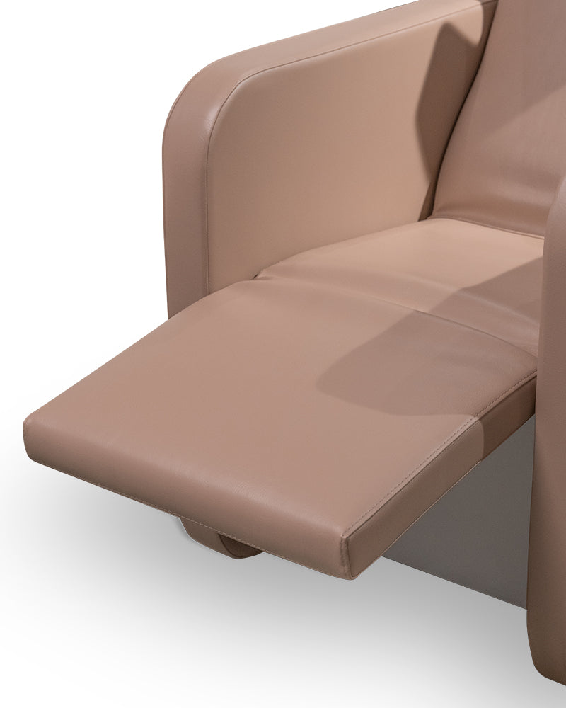 Spirit - Beżowa myjnia z masażem z białą miską