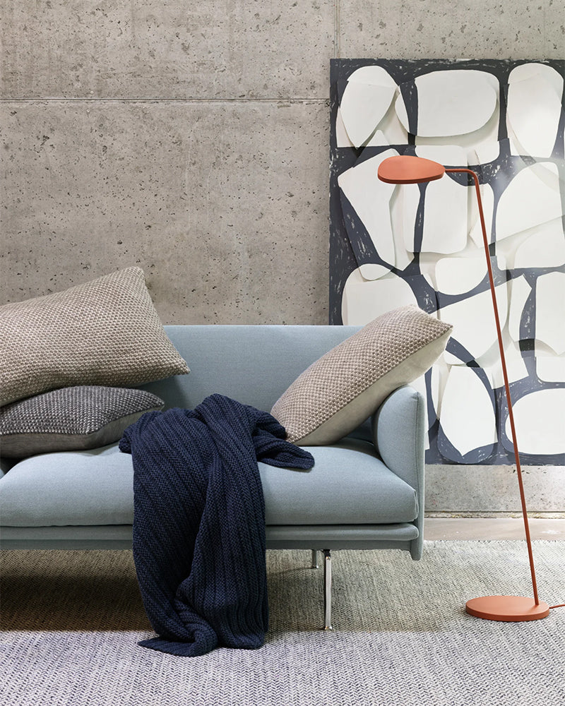 Ample - Niebieski koc throw