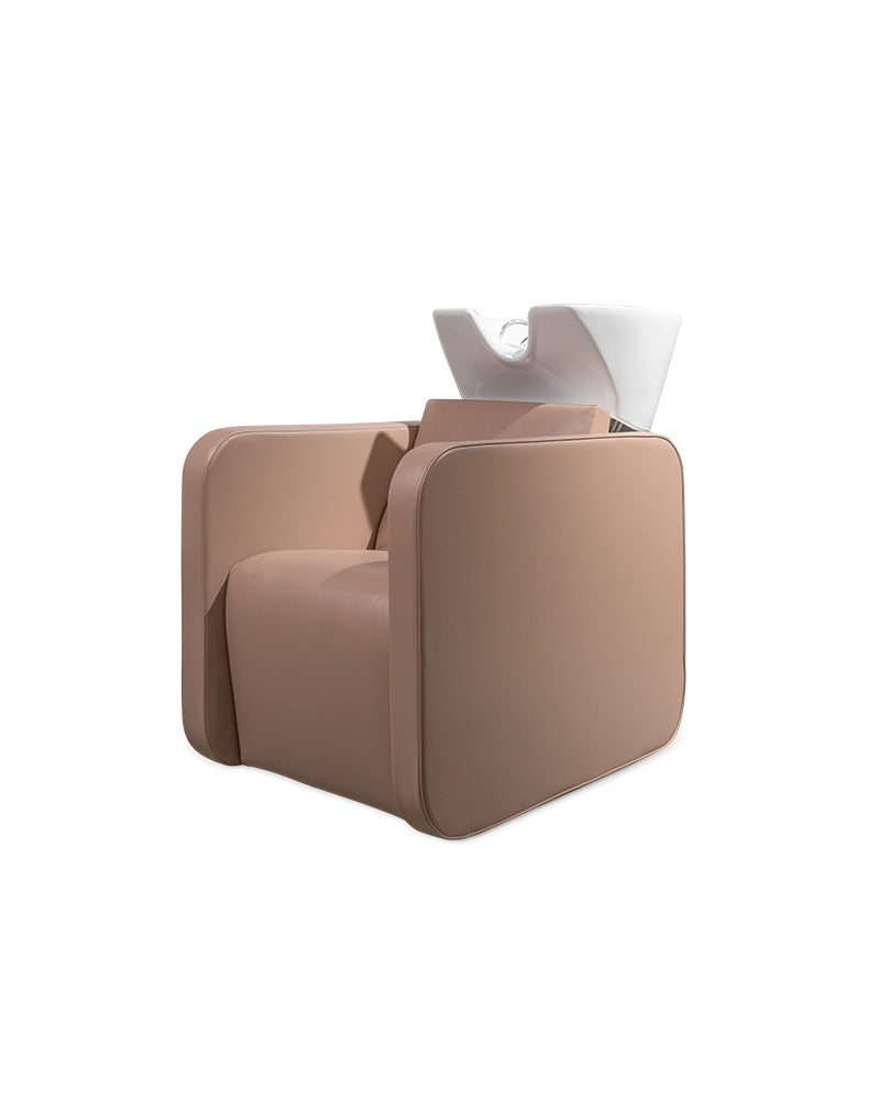 Spirit - Beżowa myjnia z masażem z białą miską