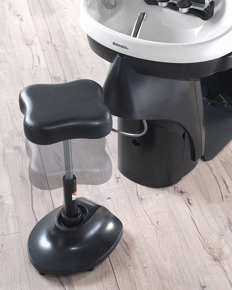 Yume Espoir stool - Czarny fotel zabiegowy - Ergonomiczny