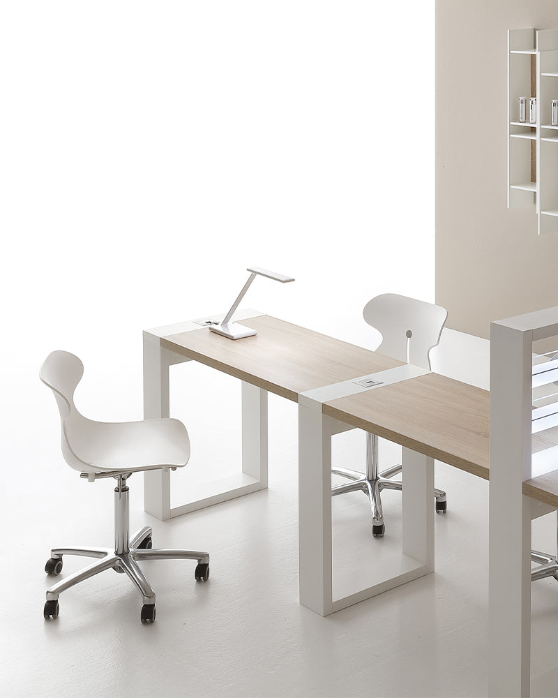 Living - White manicure table - Without suction