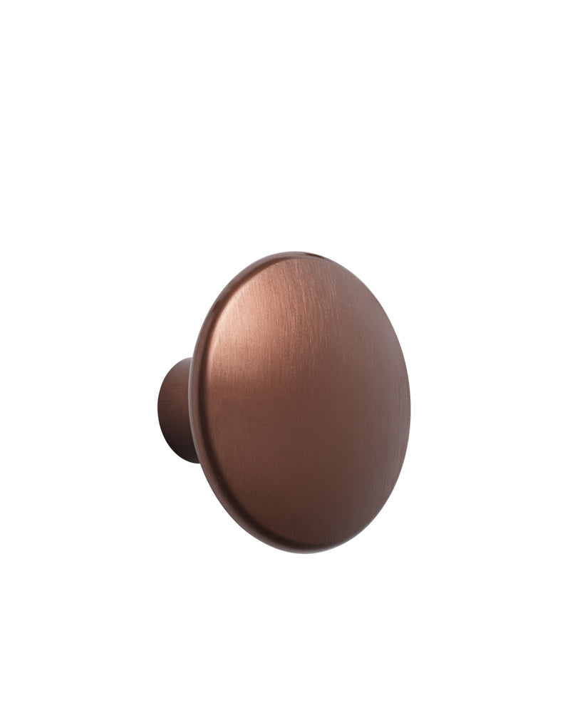 Dots - Wieszak z metalu umber - ø5