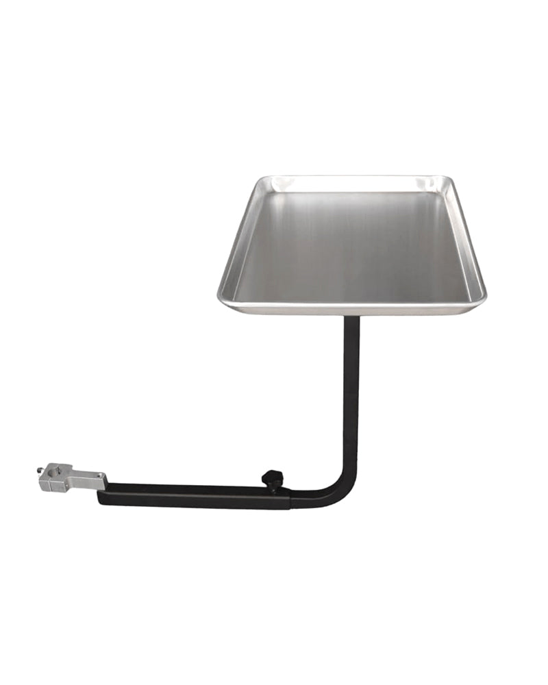 BossCaddi - Srebrny wózek do farbowania włosów do fotela fryzjerskiego