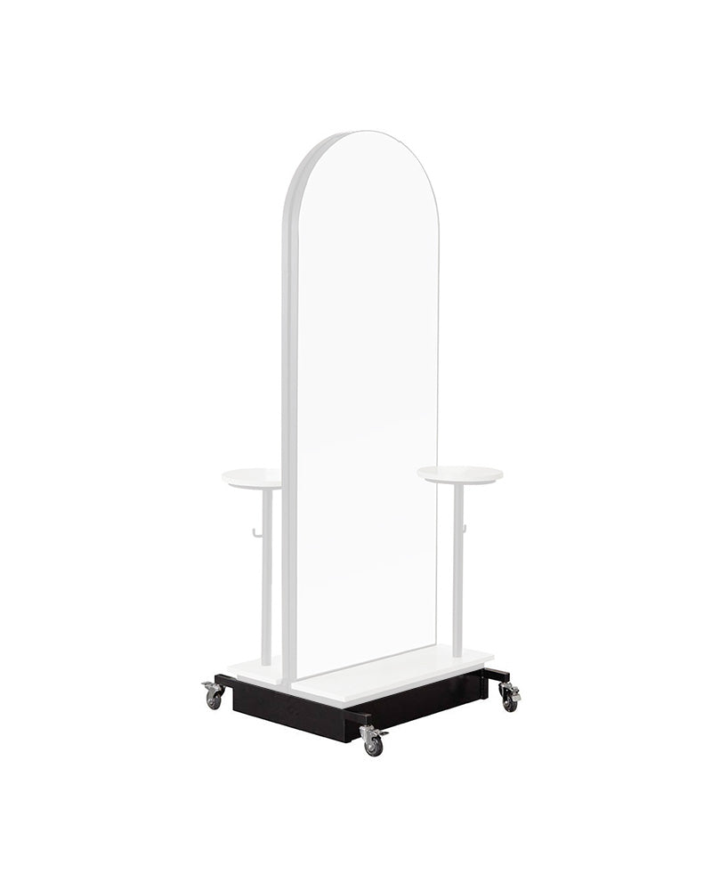 Grande uchwyt na stanowisko fryzjerskie na kółkach