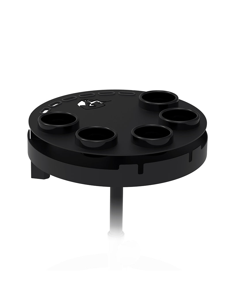 Hairbutler - Czarny wózek do farbowania włosów