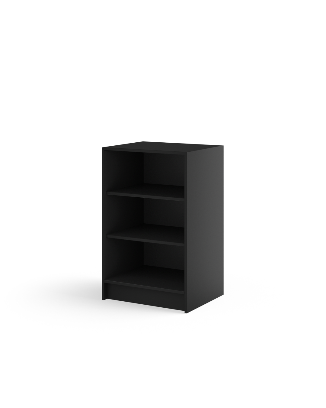 Welcome Black - Kompaktowy czarny recepcyjny blat