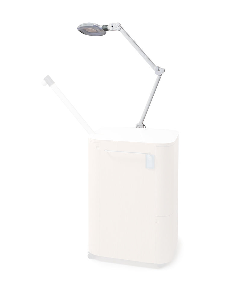 LED lampa z lupą z klipsem