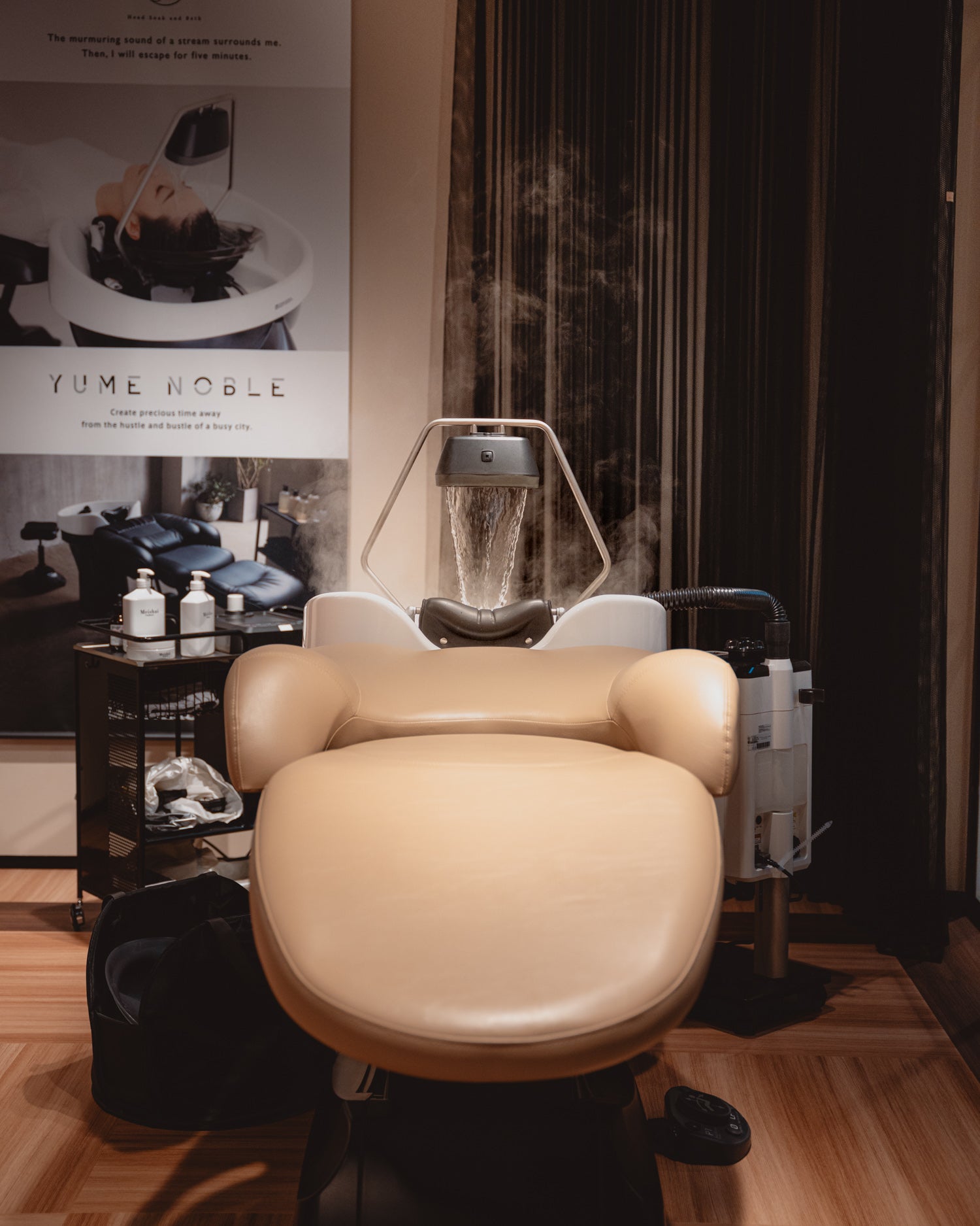 Yume DX - Beżowa myjnia fryzjerska