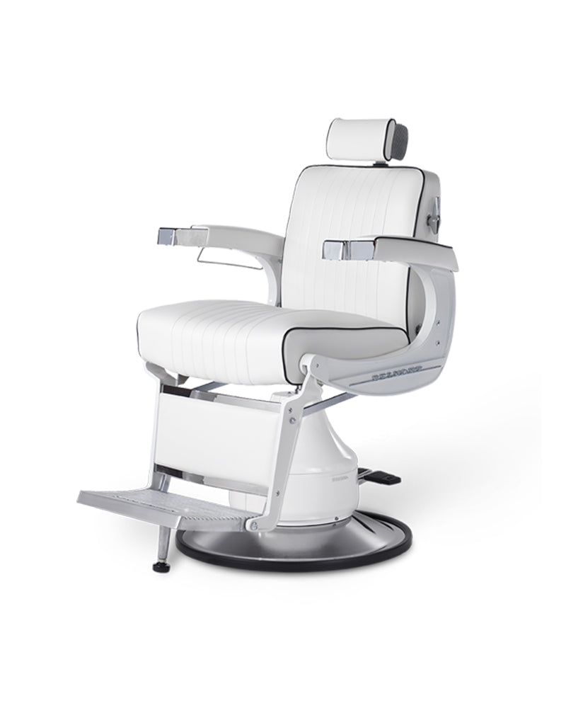 Apollo II Elite - White barber chair with motor