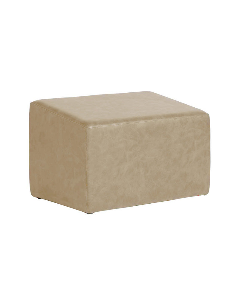 Ottoman Sand - Beżowa podpórka na nogi do myjni fryzjerskiej