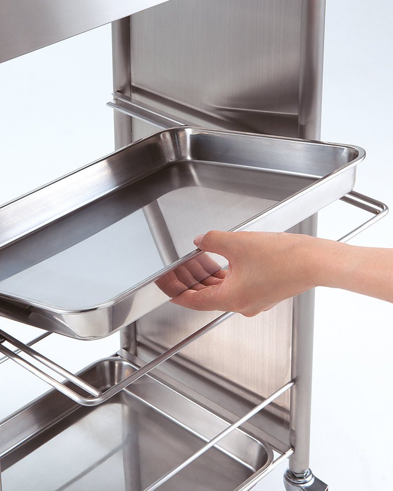 D-Galley - Aluminiowy wózek fryzjerski - Bez szuflady