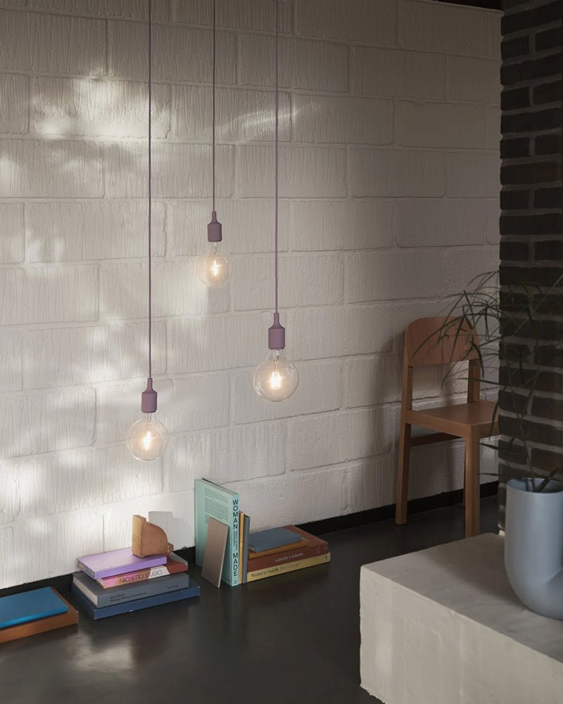 E27 LED - Ciemnoniebieska lampa sufitowa