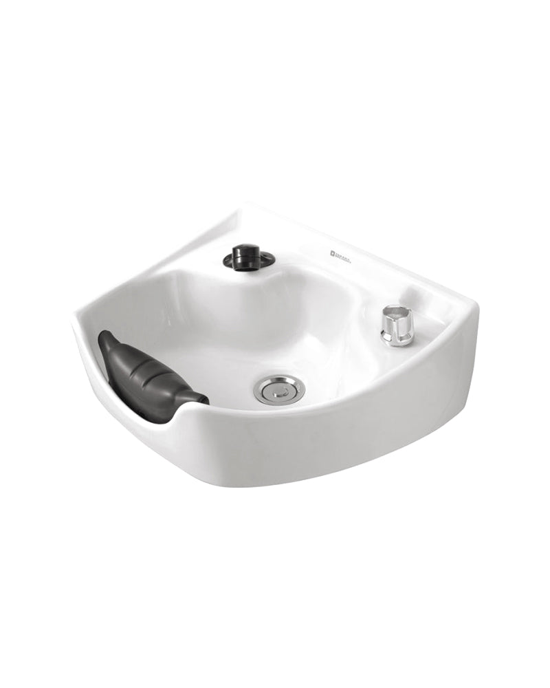 Majolica - Biała umywalka do golenia